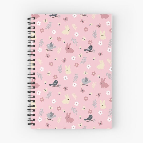 Item preview, Pink Bunnies and Birds designed and sold by Foxia-Illustria.