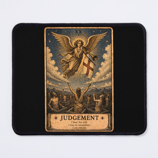 Item preview, Judgement Tarot Card - Mystical Spiritual Transformation Illustration designed and sold by ArcanaAbsolute.