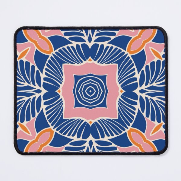 Item preview, Indigo and Pink Pattern - Zoomed-in designed and sold by ECE Love.