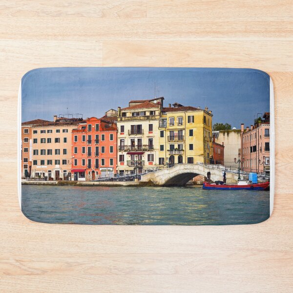 Item preview, Ponte delle Guglie Bridge and Cannaregio Canal Waterfront in Venice Italy designed and sold by goceris.