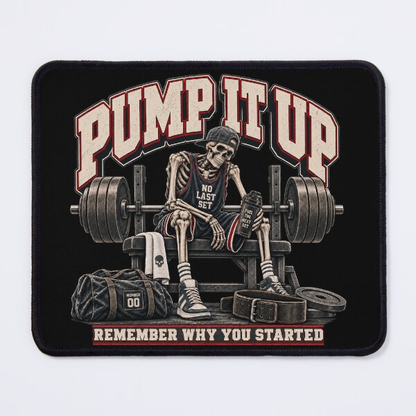 Item preview, Pump It Up – Vintage Skeleton Gym Streetwear designed and sold by PhilllandArt.