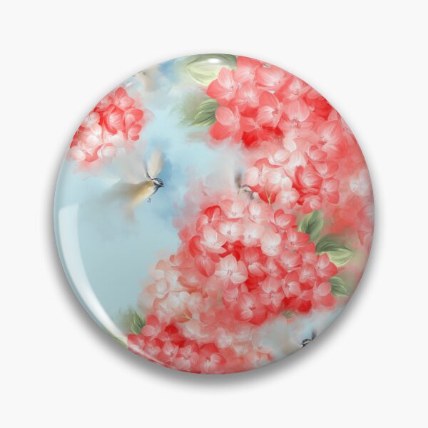 Item preview, Red hydrangea floral romance  designed and sold by letsgow8th.