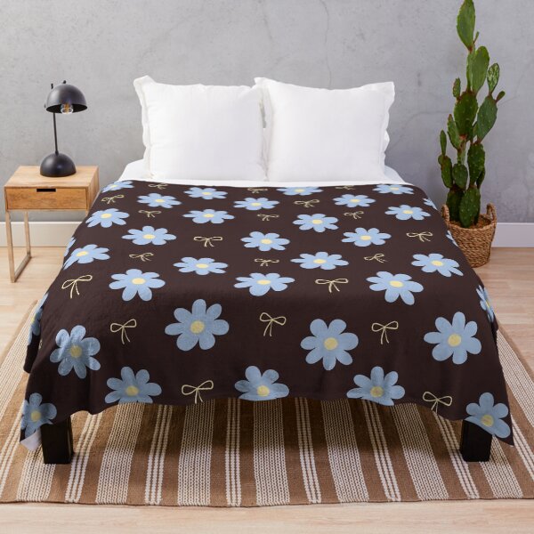 Item preview, Blue Daisy Bow Floral Pattern designed and sold by jianina-alondra.