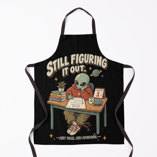 Item preview, Still Figuring It Out Alien designed and sold by NatalieJeans.
