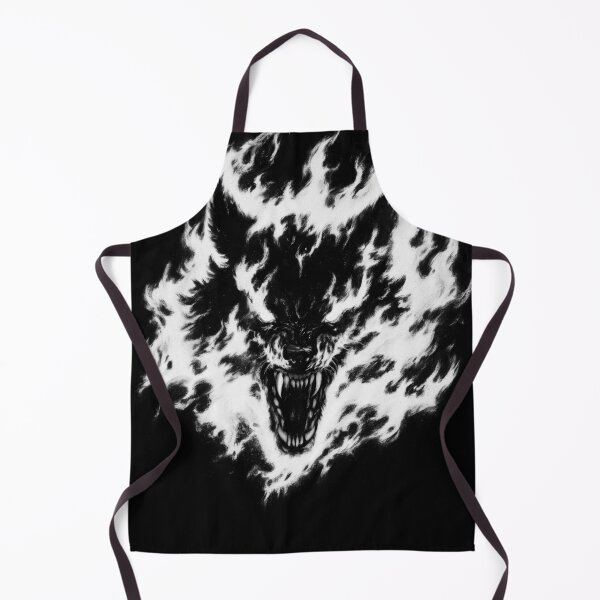 Item preview, Flaming Monster Face designed and sold by folskullyz.