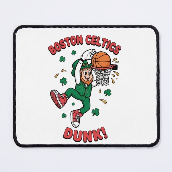 Item preview, Retro Basketball Leprechaun Slam Dunk Mascot designed and sold by BlasiseDS.