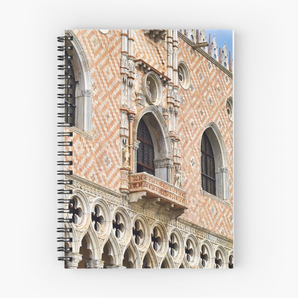 Item preview, Ornate Venetian Gothic Facade of the Doges Palace in Venice Italy designed and sold by goceris.