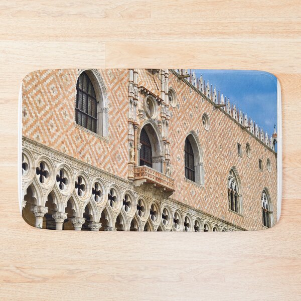 Item preview, Ornate Venetian Gothic Facade of the Doges Palace in Venice Italy designed and sold by goceris.
