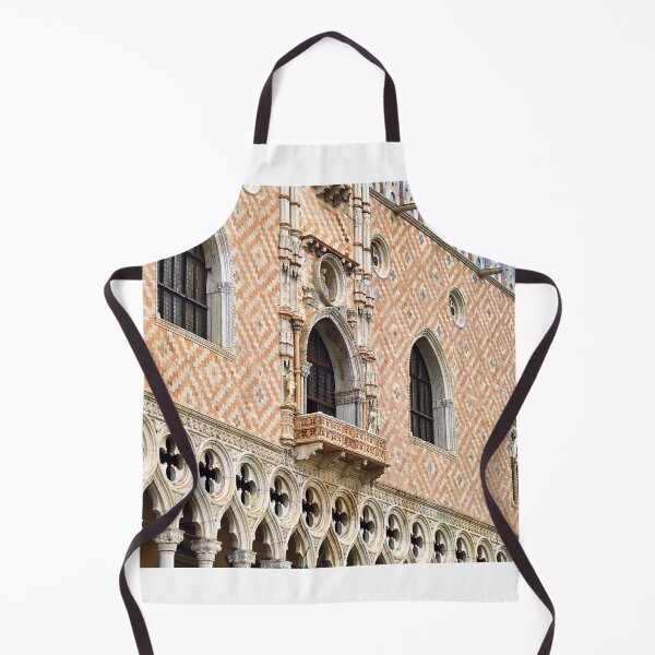 Item preview, Ornate Venetian Gothic Facade of the Doges Palace in Venice Italy designed and sold by goceris.