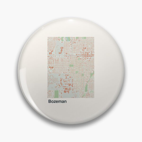 Item preview, Bozeman Minimalistic Map Art designed and sold by MapsNerd.