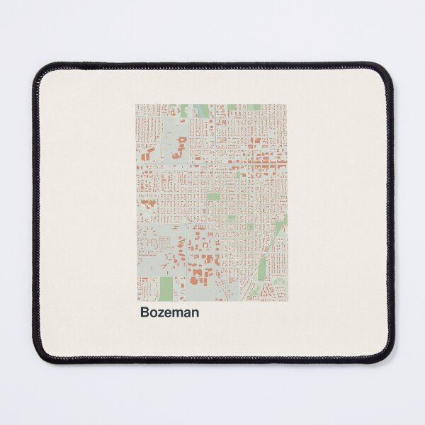Item preview, Bozeman Minimalistic Map Art designed and sold by MapsNerd.