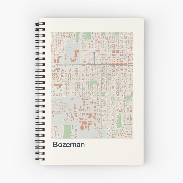 Item preview, Bozeman Minimalistic Map Art designed and sold by MapsNerd.