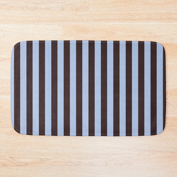 Item preview, Baby Blue Chocolate Brown Striped Pattern designed and sold by jianina-alondra.