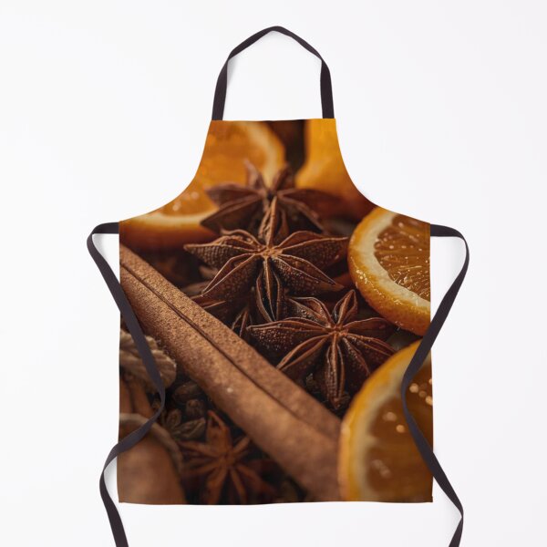 Item preview, Cozy Winter Spices with Orange Slices and Cinnamon — Warm Christmas Mulled Wine Macro designed and sold by LYAN-STORE.