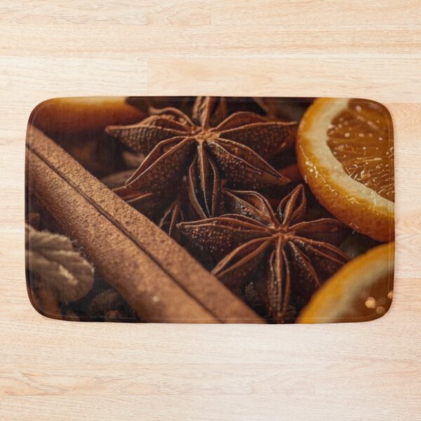 Item preview, Cozy Winter Spices with Orange Slices and Cinnamon — Warm Christmas Mulled Wine Macro designed and sold by LYAN-STORE.
