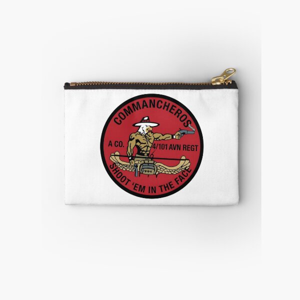 Item preview, US Army Company A 4th Battalion 101st Aviation Regiment Commancheros Patch designed and sold by CharlieDesings.