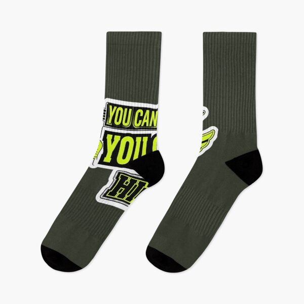 Item preview, You Can Run But You Can't Hide Bold Typography Streetwear Gym Quote designed and sold by anidiots-studio.