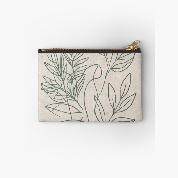 Item preview, Sage Green Botanical Line Art Minimal Organic Wall Print designed and sold by PickyAura.