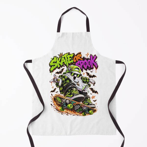 Item preview, Skate Or Spook Ghost Skateboarder Halloween designed and sold by Sovereign Supply Co..