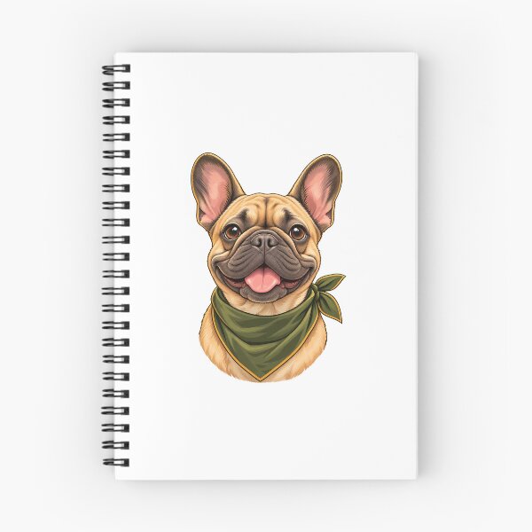 Item preview, French Bulldog Portrait Bandana Illustration Dog Gift designed and sold by Rod & Retriever.