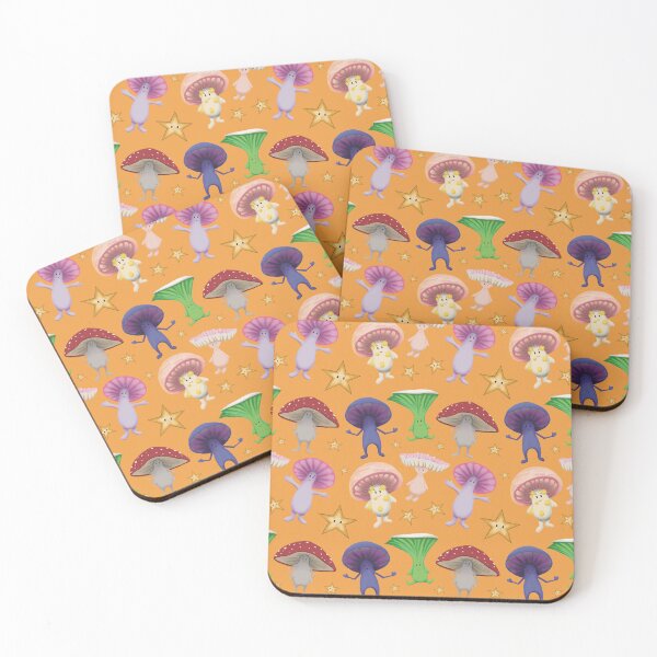 Item preview, Fungi Friends designed and sold by Kimberley Cummings Illustration.
