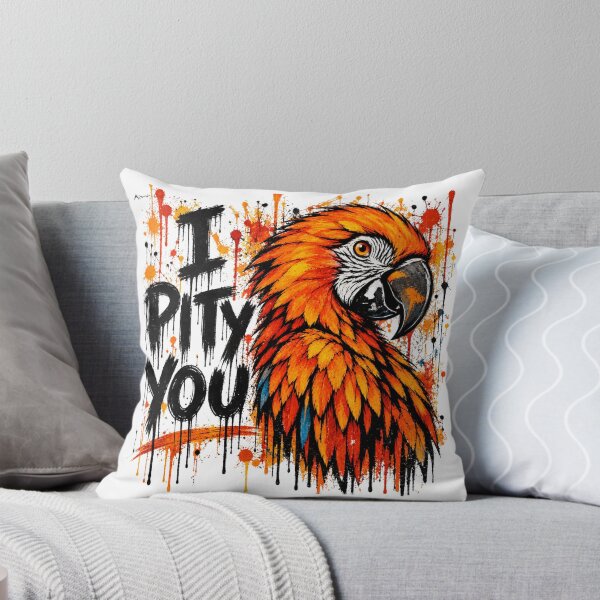 Item preview, Colorful Macaw Parrot – Vibrant Tropical Bird Splash Art designed and sold by SidneiSampaioStudio.