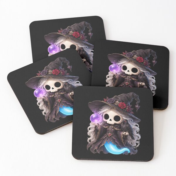 Item preview, Dark Witch | Gothic Magic Skeleton Spirit | Bonnie Fantasy & Legends Collection designed and sold by Zaru Art Studio.