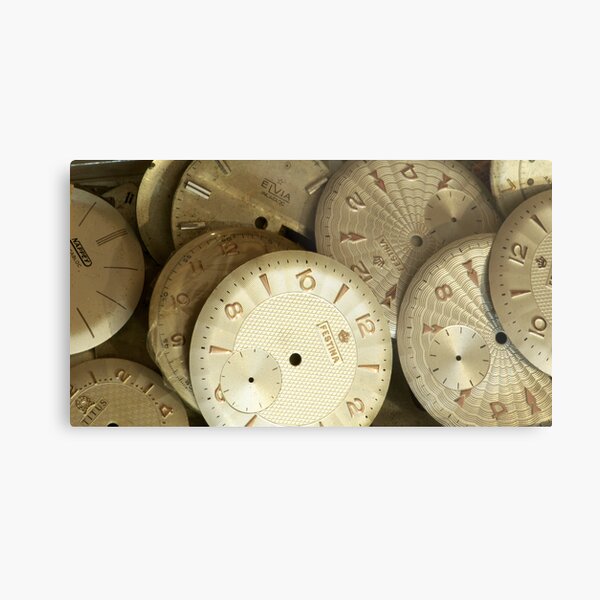 Mon horloger Metal Print
