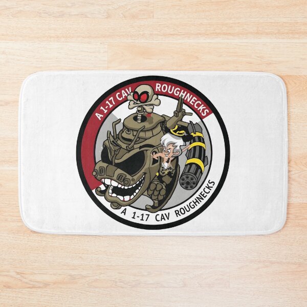 Item preview, US Army Troop A 1st Squadron 17th Cavalry Regiment Roughnecks Patch designed and sold by CharlieDesings.