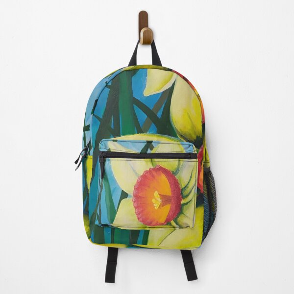 Item preview, Vibrant Yellow Daffodils - Blue Sky designed and sold by lanaverera.