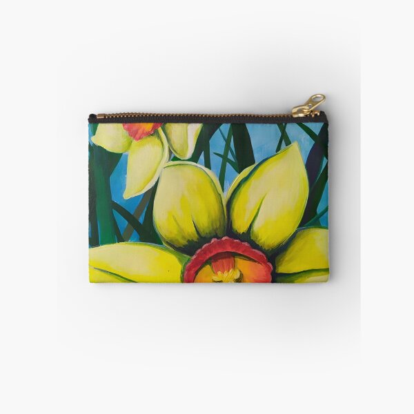 Item preview, Vibrant Yellow Daffodils - Blue Sky designed and sold by lanaverera.