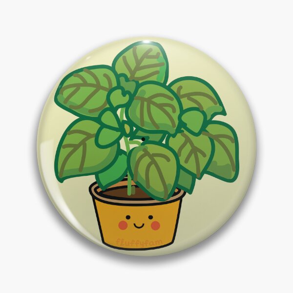 Item preview, Basil herb cute kawaii plant designed and sold by fluffyfamcraft.