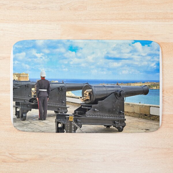 Item preview, Guard in Historic Uniform at Saluting Battery in Upper Barrakka Gardens Valletta, Malta designed and sold by goceris.