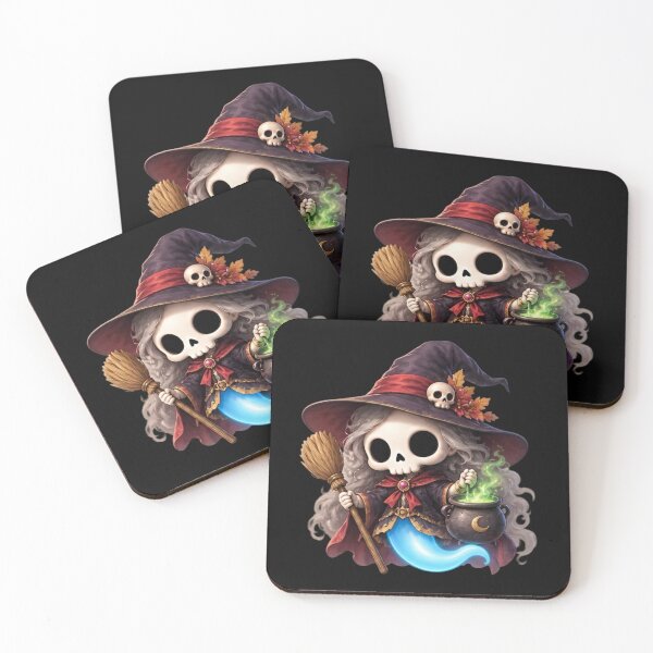 Item preview, Witch | Cute Magic Skeleton Spirit | Bonnie Fantasy & Legends Collection designed and sold by Zaru Art Studio.