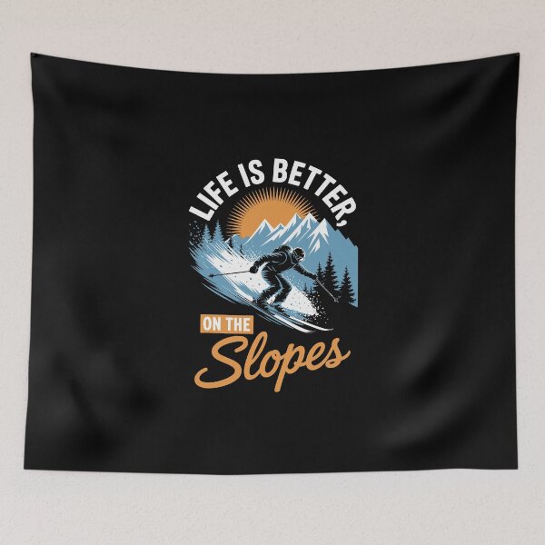 Item preview, Life Is Better on the Slopes   designed and sold by jkrphoto.