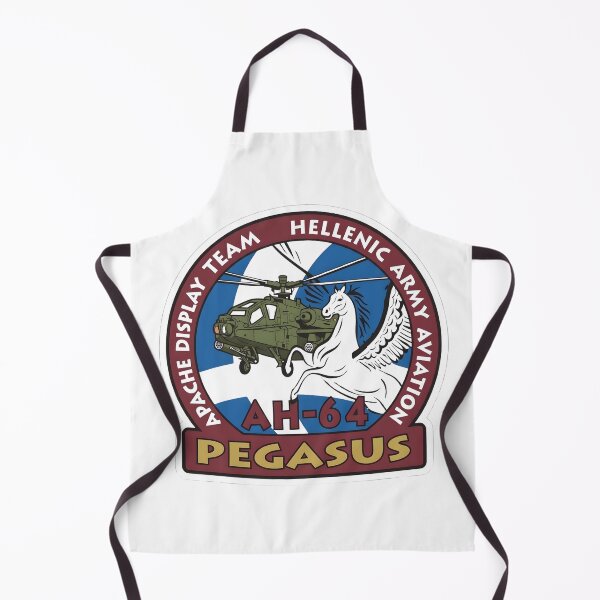 Item preview, Hellenic Army Aviation AH-64 Apache Display Team Pegasus Patch designed and sold by CharlieDesings.