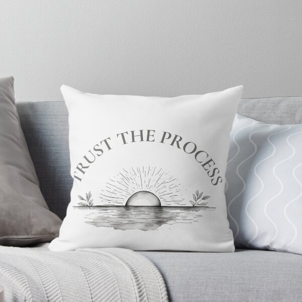 Item preview, Trust The Process - Minimalist Sunset Female Empowerment Quote designed and sold by emiliacreations.