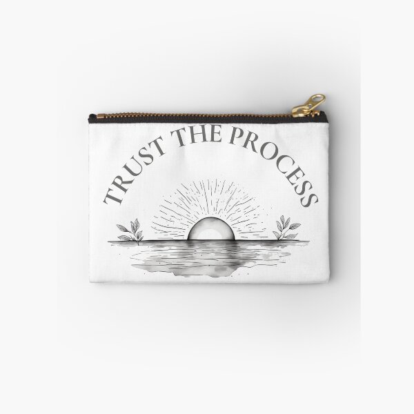 Item preview, Trust The Process - Minimalist Sunset Female Empowerment Quote designed and sold by emiliacreations.