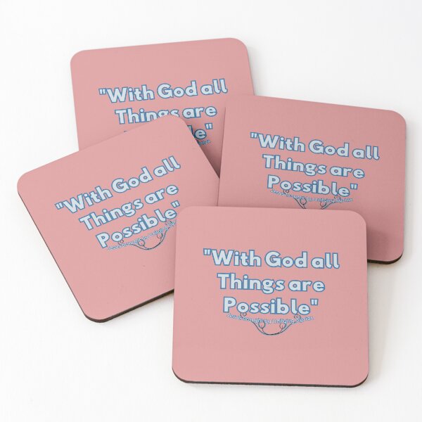 Item preview, With God All Things Are Possible - Inspirational Motivational Items designed and sold by UnifyingSyntax.