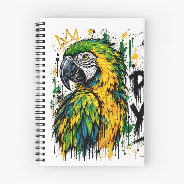 Item preview, Colorful Macaw Parrot – Vibrant Tropical Bird Splash Art designed and sold by SidneiSampaioStudio.