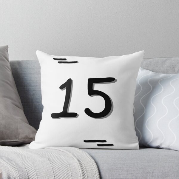 Item preview, Number 15 - Bold Black Artistic Numeral Design designed and sold by Dyche Studio.