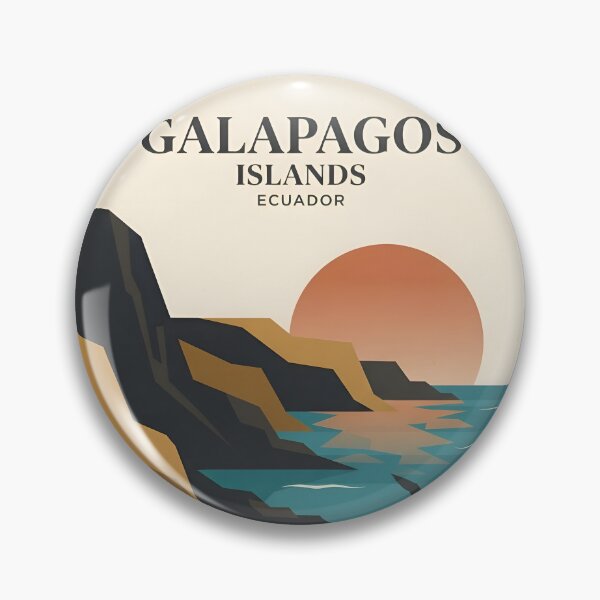 Item preview, Galapagos Islands Vintage Travel Poster - Minimalist Wildlife Art Print designed and sold by DuckOddity.