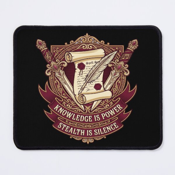 Item preview, DND Rogue Bard Crest - Knowledge Is Power TTRPG designed and sold by StreetNovaInk.