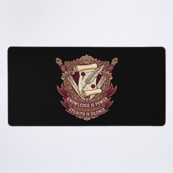 Item preview, DND Rogue Bard Crest - Knowledge Is Power TTRPG designed and sold by StreetNovaInk.