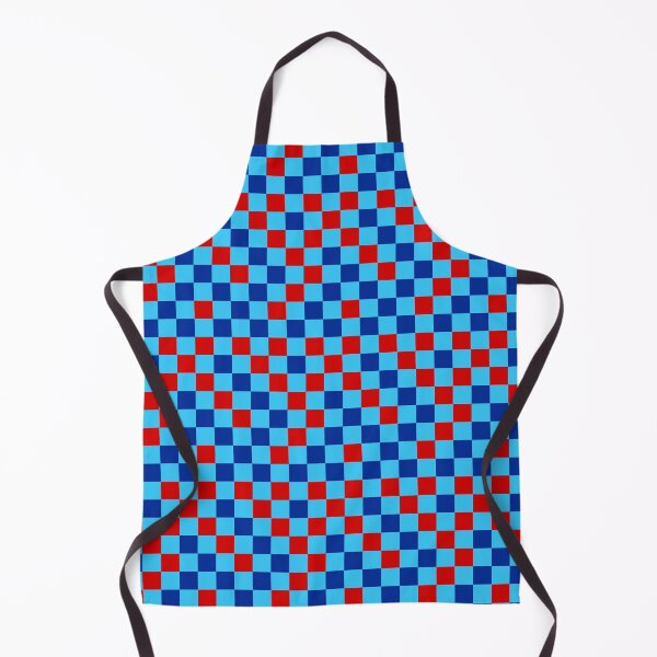 Item preview, Red Blue and Cyan Checkered Pattern Design   designed and sold by PatternTitan.