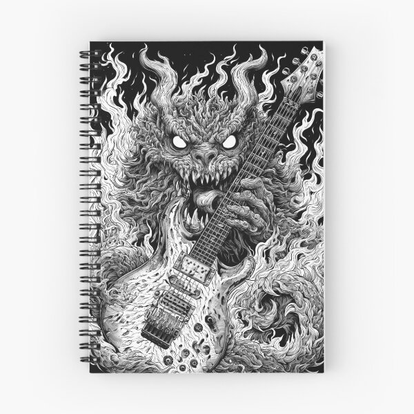 Item preview, Flaming Beast Guitarist designed and sold by folskullyz.