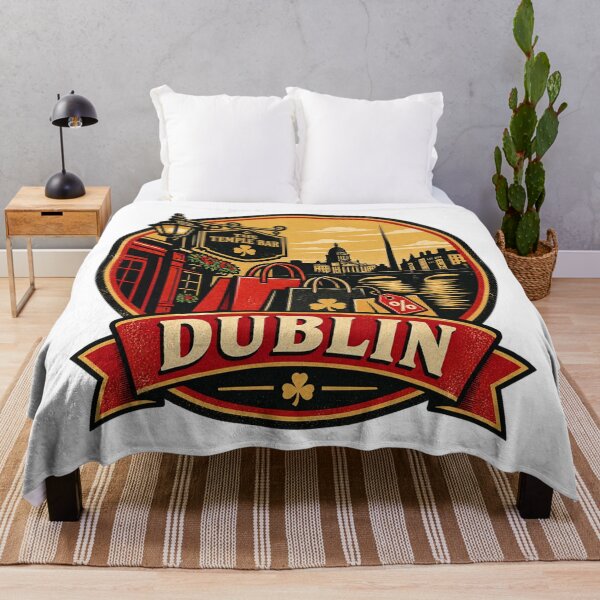 Item preview, Dublin Black Friday Shirt – Retro Shopping Bargain Badge Design designed and sold by Globalcitytees.