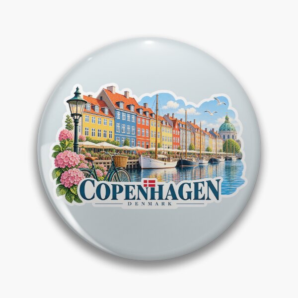 Item preview, Copenhagen Travel – Nyhavn Denmark designed and sold by Sasas Design.
