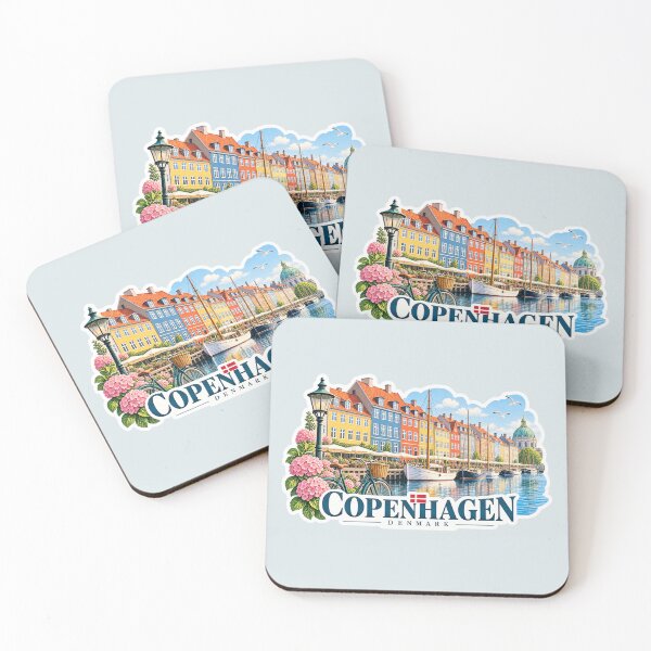 Item preview, Copenhagen Travel – Nyhavn Denmark designed and sold by Sasas Design.