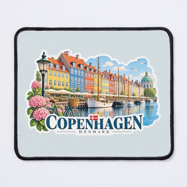 Item preview, Copenhagen Travel – Nyhavn Denmark designed and sold by Sasas Design.
